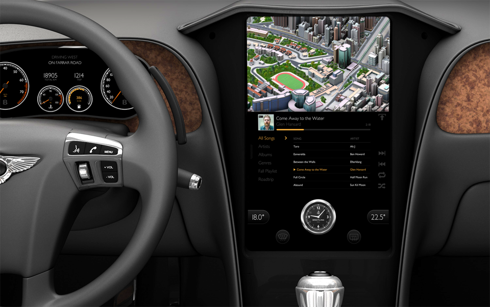 Ben Johnson Design Portfolio Qnx Bentley Concept Car